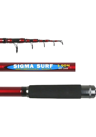 Eurofısh Sigma 100-200g Surf Kamışı Red 420 Cm