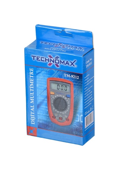Technomax Digital Ölçü Multimeter Aleti Tm-9212