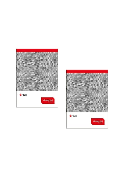 Folix Sipariş Fişi 14 X 20 Cm 2-50 2 Nüsha Otokopili 50 Yaprak 2'