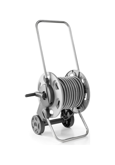 G.f. Gf80005749 Hortum Makarası 1/2'' 25m Hortumlu Tekerlekli Metal Teleskopik Kollu Set Premıum