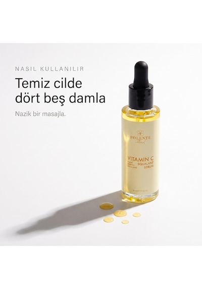 Tr C Vitamin & Squalane Serum, Aydınlatıcı Leke, 30 Ml