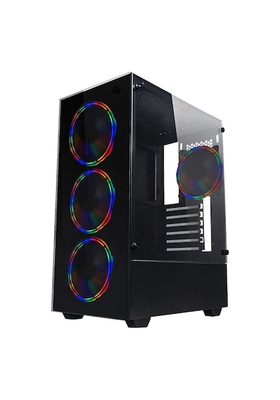 Ramtech Fullforce FF86 i5-6500 16 GB 1 TB HDD+256 GB SSD GTX1050Ti 23.6" Dos Masaüstü Oyuncu Bilgisayarı