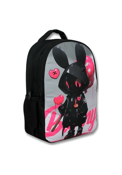 Ümit Çanta Erkek Çocuk Okul Sırt Çantası - Bunny - Siyah Pembe - 5106 7 Yaş Ve Üzeri Siyah - Pembe