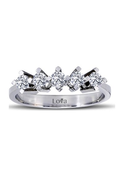 Lova F Renk 0,42 Karat Pırlanta Beştaş Yüzük - 1070083