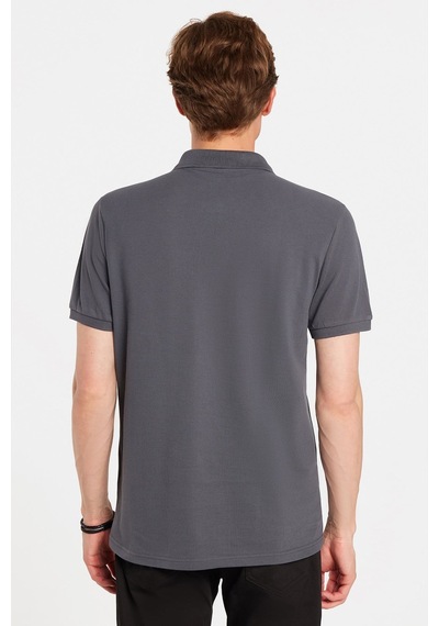 Tudors Erkek Slim Fit Dar Kesim Premium Seri %100 Pamuk Yumuşak Dokulu Merserize Gri Polo Yaka Tişört -50927 Tudors Erkek Slim Fit Dar Kesim Premium Seri %100 Pamuk Yumuşak Dokulu Merserize Gri Polo Yaka Tişört -50927