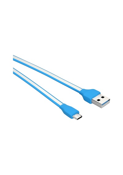 3 Metre Premium Hızlı Şarj Ve Data Aktarım Micro Usb Kablo Dayanıklı Mavi Beyaz Tasarım Mavi - 740883185