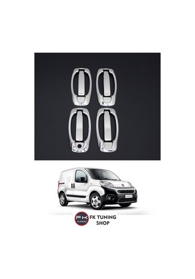 Fiat Fiorino Krom Kapı Kolu ve Çerçevesi 8 Parça