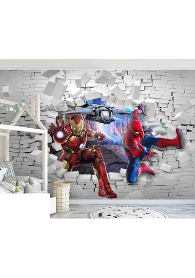 Avengers Çocuk Odası Duvar Kağıdı (397456217)