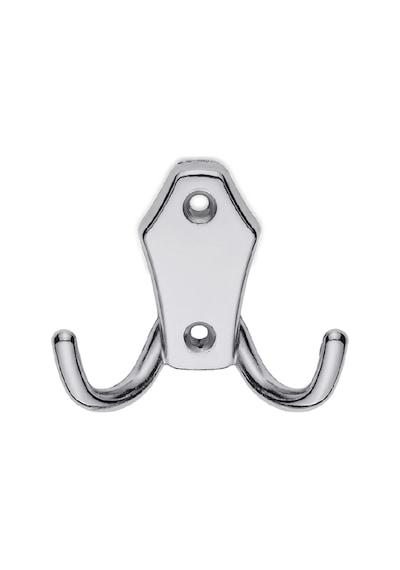 Ri Ko Askı, Metal Vestiyer Askısı, 54 Gr, Dolap Ve Duvar Askılığı, Krom Vidalı