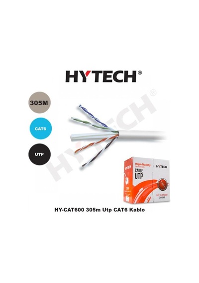 Hytech Hy-cat600 305mt Utp Cat 6 Kablo Kdo