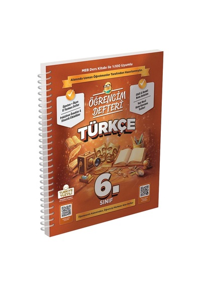 6.sınıf Türkçe Öğrencim Defteri Murat Eğitim Yayınları