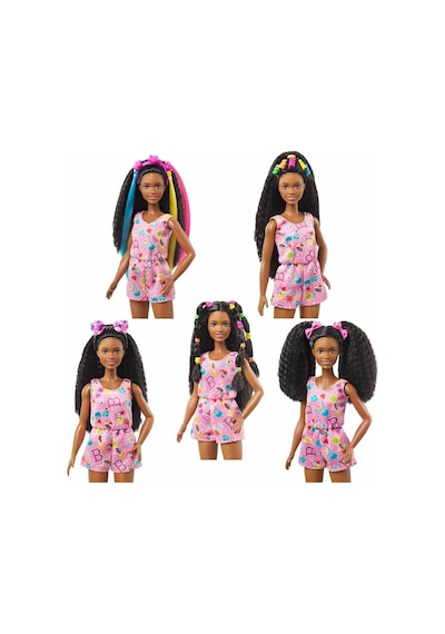 Bgt Barbie Brooklyn Eğlenceli Saçlar Oyun Seti Hhm39