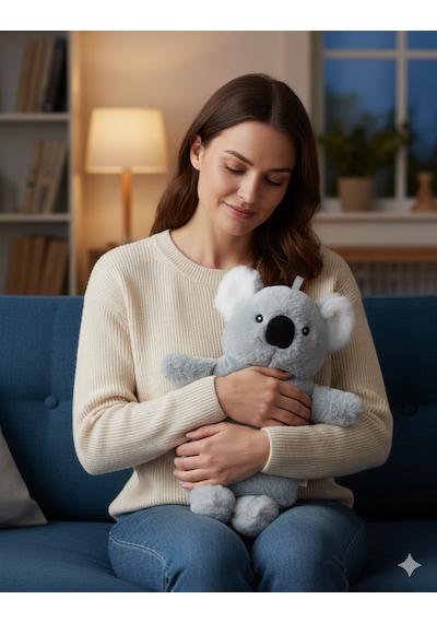English Home Baby Koala Sıcak Su Torbası 750 Ml Gri Gri