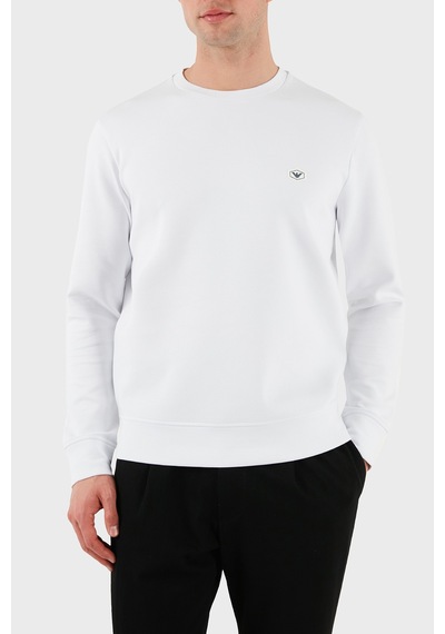 Emporio Armani Erkek Sweat 8n1md1 1jhsz 0100 Beyaz Beyaz