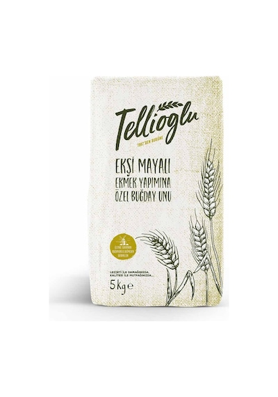 Tellioğlu Ekşi Mayalı Ekmek Yapımına Özel Buğday Unu 5 KG