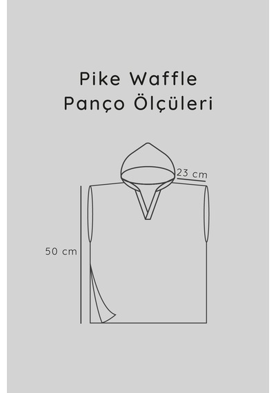 Luckka Pike Çocuk Panço & Bornoz Waffle Kumaş - Ztpnç00 Mor