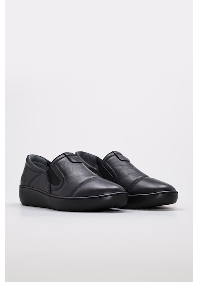Fast Step Hakiki Deri Kadın Casual Ayakkabı 864za1204 Siyah
