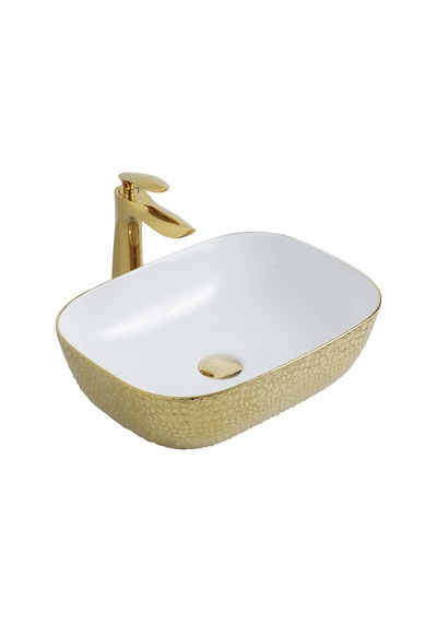 Paluci Jasmine Leopar Gold Lavabo Sırlı
