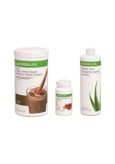 Harika 3 Lü Set Çikolata Shake Alovera Klasik Cay 50 Ml