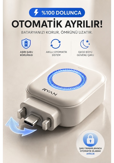 Type-c Batarya Koruma Cihazı Otomatik Şarj Kesici Telefon Tablet Powerbank Uyumlu Powerguard X1