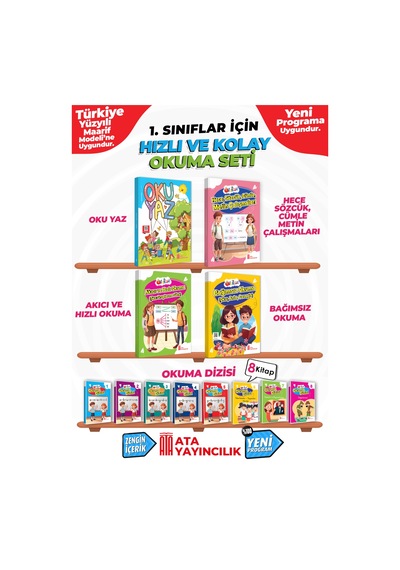 1. Sınıf Yeni Hızlı Ve Kolay Okuma Seti