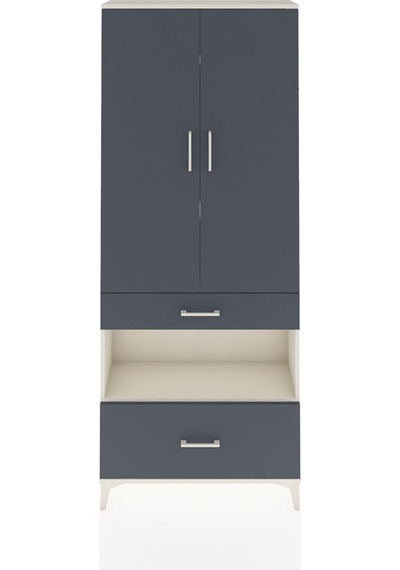 Arges Dolap 4 Raflı 2 Çekmeceli 2 Kapaklı 88x30x221 Aytaşı-antrasit Aytası Arges Dolap 4 Raflı 2 Çekmeceli 2 Kapaklı 88x30x221 Aytaşı-antrasit Aytası