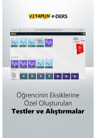 7. Sınıf Türkçe (e-Ders) | 1541 Yeni Nesil Soru, 1253 Dakika Video | Yazılı Hazırlık ve LGS Paragraf