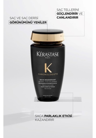 Yeni-258 Chronologiste Bain Régénérant 250 Ml-derinlemesine Temizlik Şampuan Evakuafor