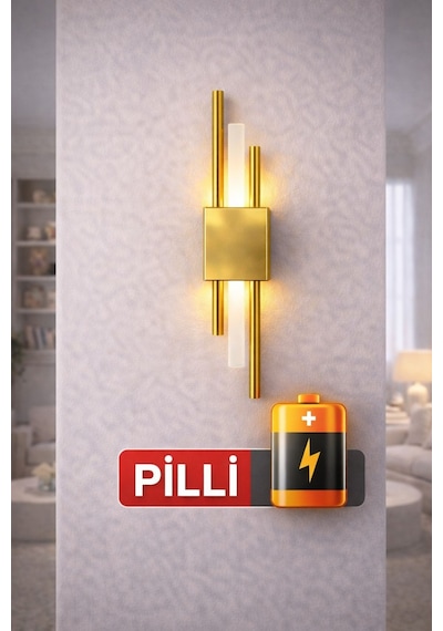 Kirpi Gold Pilli Aplik Tek Adet Altın