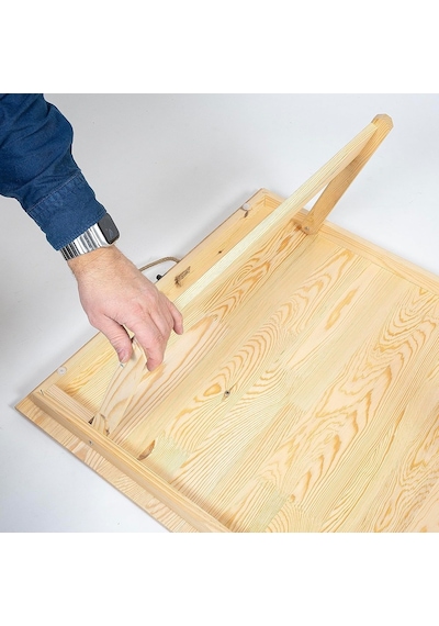 Pratikoutdoor Katlanır Sabit Ayaklı Kamp, Piknik Ve Bahçe Masası 70x150 Cm - Ham Naturel Renk Çok Renkli
