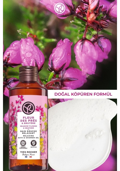 Yves Rocher Duş Jeli - Nemlendirici Romantik Kır Çiçekleri-sls,sles İçermez,vegan-400ml Diğer