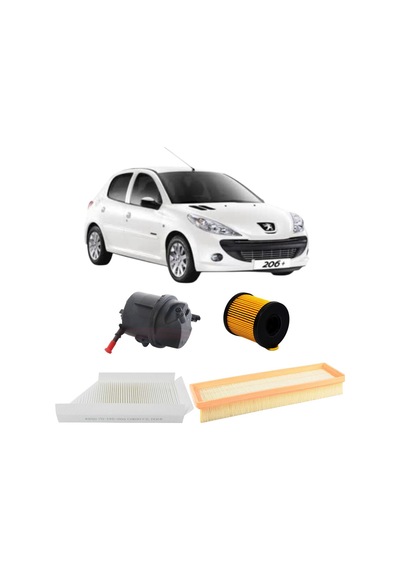 Peugeot 206 1.4 Hdı Periyodik Bakım Filtre Seti 3'lü