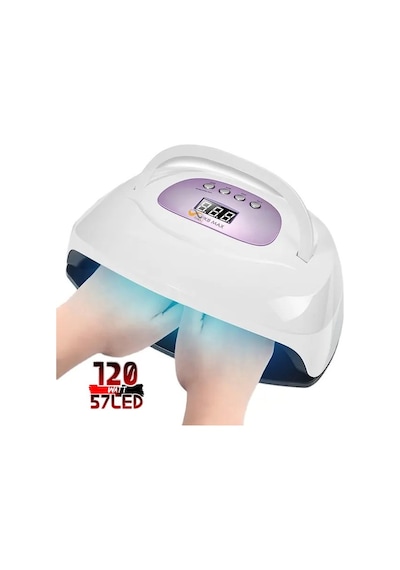 Cloody X8 Max 120 Watt 57 Led Çift El Uv Led Protez Tırnak Kurutucu Sun