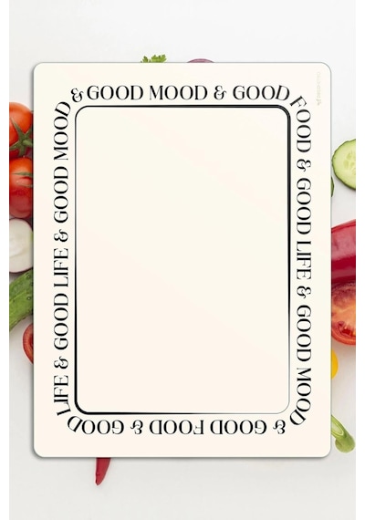 Decovetro Cam Kesme Tahtası Ve Sunumluk Good Life 20x30 Cm Diğer