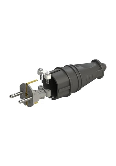 Nead Kauçuk Topraklı Erkek Fiş 4001 16a 220-230v 2p+topraklı Sanayi Tipi Dayanıklı Fiş Yerli Üretim