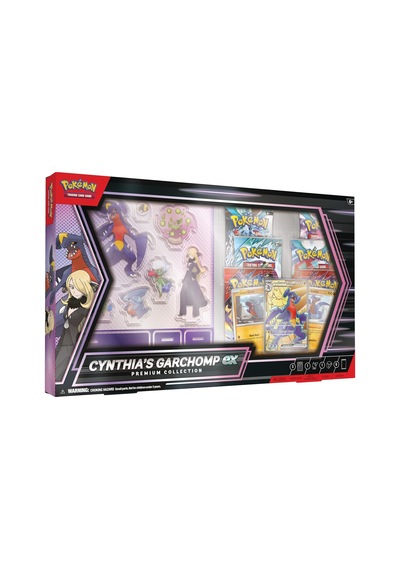 Pokemon Tcg Cynthia Garchomp Ex Premium Koleksiyon 3 Folyolu Kart 6 Booster Paket Özel Kutulu Set
