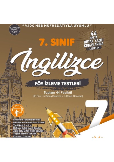 7. Sınıf İngilizce Föy İzleme Testleri