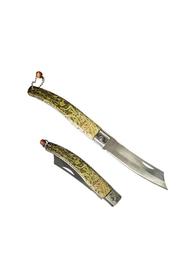 Desan Aşı Bıçağı Düz Ağız Ahşap Sap 26cm - Denizli