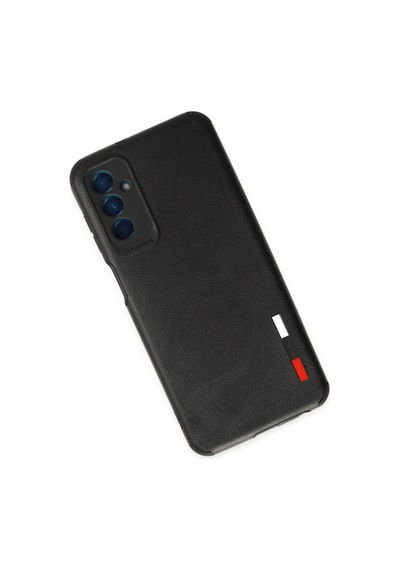 Samsung Galaxy Uyumlu M13 Kılıf Loop Deri Silikon - Siyah Çok Renkli Diğer