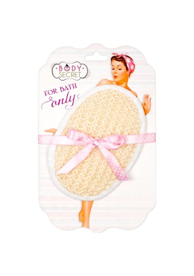 Bodysecret Oval Banyo Süngeri Beyaz