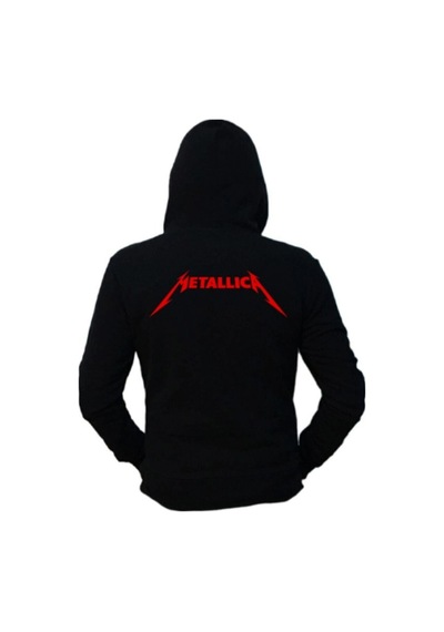 Tarzsokak Oversize Unisex Siyah Metallica And Justice For All Hoodie