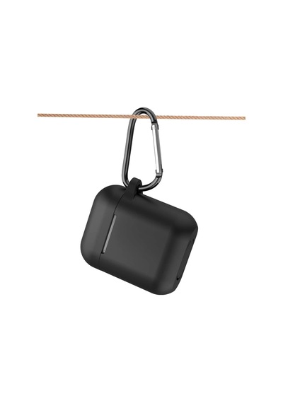 Airpods 1/2. Nesil İle Uyumlu İnce Ve Hafif Silikon Kılıf, Yumuşak Esnek Tasarım, Anahtarlıklı, Kablolu Ve Kablosuz Şarj Uyumlu, Günlük Kullanım Aksesuarı Siyan A1523 A1722 A1602 A2031 A2032