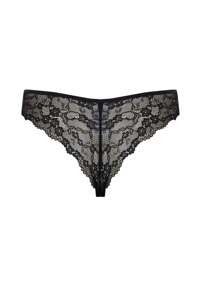 DeFacto Dantel Brazilian Külot-Fall in Love T3197AZ25SPBK27 Siyah