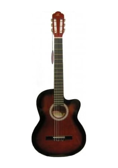 Barcelona Lc 3900 Crds Cutaway Kırmızı Sunburst Klasik Gitar