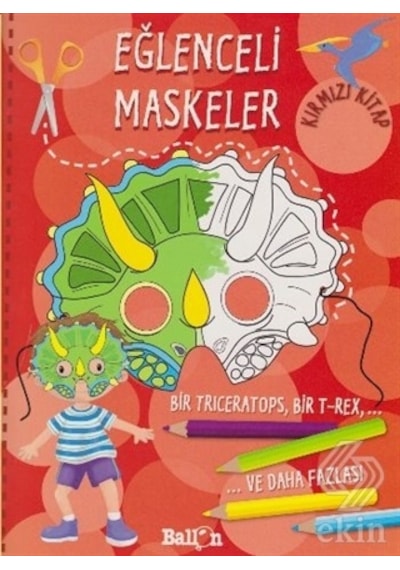 Eğlenceli Maskeler Kırmızı Kitap- Parıltı Yayınları