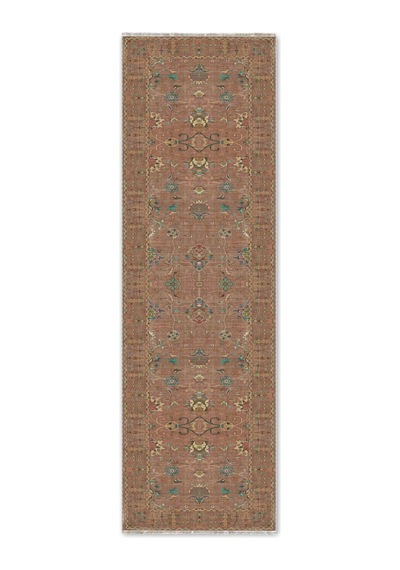 Dekoratif Halı Kaymaz Taban Leke Tutmaz Yıkanabilir Kilim Özel Ölçü Salon Halısı 3051 Çok Renkli