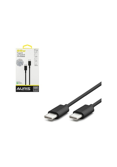 Kablo Pd Usb Type-C To Type-C 3.0 25W 1.2Mt Auris Ars-Cb18