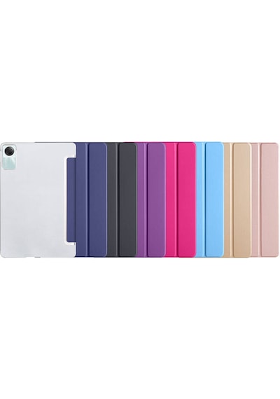 Xiaomi Redmi Pad Se 11" Zore Smart Cover Standlı 1-1 Kılıf Kapaklı Kılıf