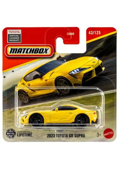 Matchbox 2023 Toyota Gr Supra - 2025 Case Sarı