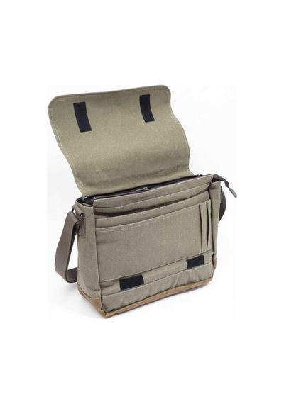 Old Cotton Cargo Boıse Computer Bag Omuz Çantası Kahverengi